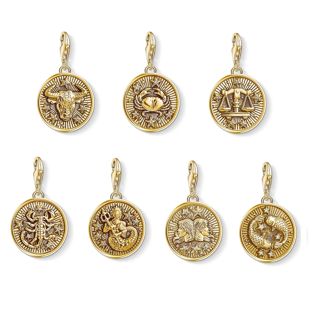 Zodiac Sign Golden Taurus Aquarius Pisces Scorpio Gemini Star Charms Pendant Fit Bracelet Necklaces DIY Jewelry For Women
Zodiac Sign Golden Taurus Aquarius Pisces Scorpio Gemini Star Charms Pendant Fit Bracelet Necklaces DIY Jewelry For Women