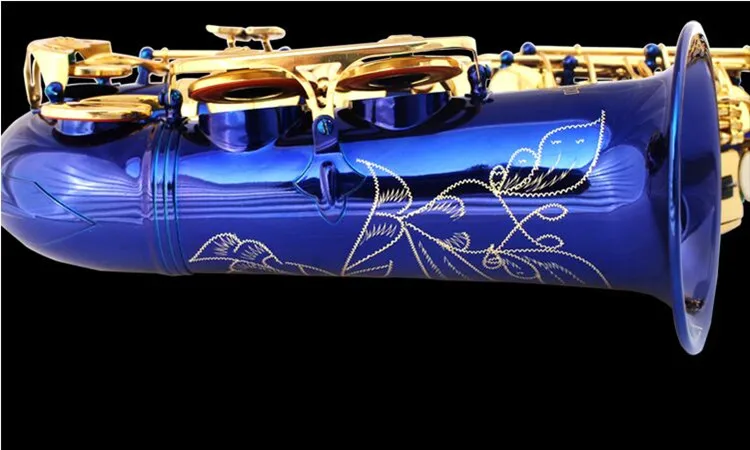 Saxophone Alto High quality saxophone Blue Alto Sax Musical Instruments Complete accessories
Saxophone Alto High quality saxophone Blue Alto Sax Musical Instruments Complete accessories