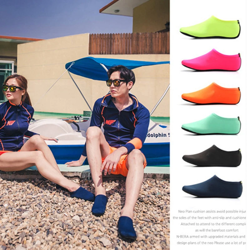 New Beach Swimming Water Sport Socks Anti Slip Shoes Yoga Fitness Dance Swim Surfing Diving Underwater Shoes for Kids Men Women
New Beach Swimming Water Sport Socks Anti Slip Shoes Yoga Fitness Dance Swim Surfing Diving Underwater Shoes for Kids Men Women
