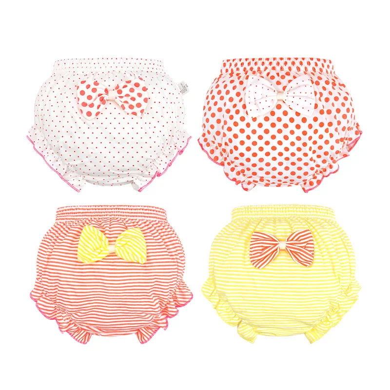 Cute 0-24M Infant Baby Potty Diapers Ruffle Training Pants Cotton Polka Striped Panties with Bowtie Briefs Newborn Underwear
Cute 0-24M Infant Baby Potty Diapers Ruffle Training Pants Cotton Polka Striped Panties with Bowtie Briefs Newborn Underwear