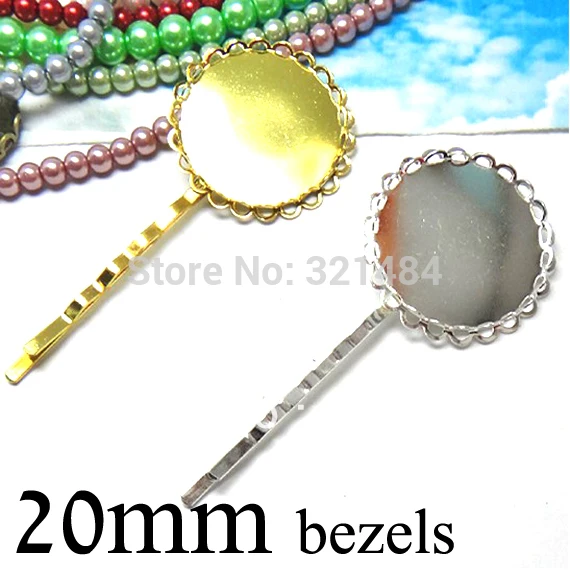 Silver/Gold Plated w/ Double lace 20mm Cameo Base Settings for Cabochons Hair bobby pin with pad clips bezel blank tray
Silver/Gold Plated w/ Double lace 20mm Cameo Base Settings for Cabochons Hair bobby pin with pad clips bezel blank tray