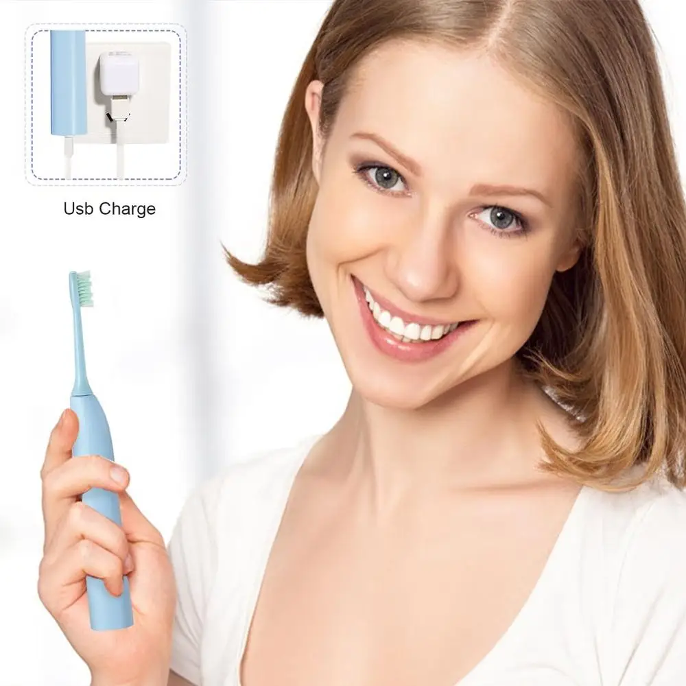 U-kiss Blue Waterproof IPX 7 Electric Sonic Toothbrush With DuPont Bristles One Key to Switch Five-speed Cleaning Mode
U-kiss Blue Waterproof IPX 7 Electric Sonic Toothbrush With DuPont Bristles One Key to Switch Five-speed Cleaning Mode