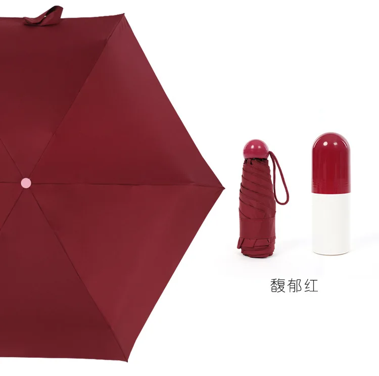 Cute Mini Umbrella Standable Capsule Umbrella UV Radiation Lightweight Portable 18cm Pocket Umbrella for woman rain parapluie
Cute Mini Umbrella Standable Capsule Umbrella UV Radiation Lightweight Portable 18cm Pocket Umbrella for woman rain parapluie