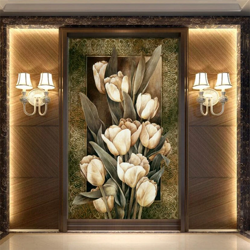 beibehang Custom Photo Wallpaper 3D Large Murals European Style Retro White Tulip Oil Painting Archeology Backdrop 3d wallpaper 
beibehang Custom Photo Wallpaper 3D Large Murals European Style Retro White Tulip Oil Painting Archeology Backdrop 3d wallpaper