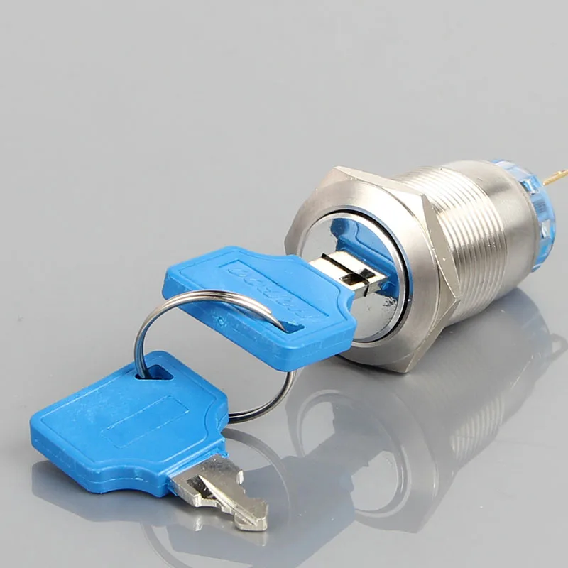 5pcs packing 2position key switch latching 304 stainless steal material 1NO1NC key push button switch 3A 250V
5pcs packing 2position key switch latching 304 stainless steal material 1NO1NC key push button switch 3A 250V