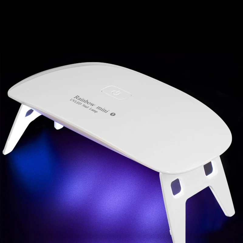 6W LED Lamp Two Color Portable USB White UV Gel Varnish Polish Travel Pink Lamps Nails Art Tool Machine Nail Dryer 30s 60s Timer
6W LED Lamp Two Color Portable USB White UV Gel Varnish Polish Travel Pink Lamps Nails Art Tool Machine Nail Dryer 30s 60s Timer