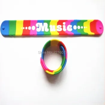 500pcs sports segment MUSIC silicone slap bracelets rubber wristband free shipping by DHL express
500pcs sports segment MUSIC silicone slap bracelets rubber wristband free shipping by DHL express