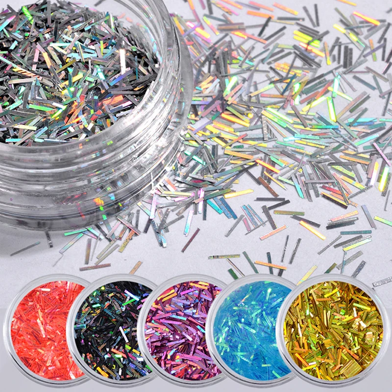 Holographic Ultra Fine Nail Glitter Stripe paillette chrome Colorful Nail Sequins Manicure Decoration
Holographic Ultra Fine Nail Glitter Stripe paillette chrome Colorful Nail Sequins Manicure Decoration
