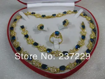 Wholesale price FREE SHIPPING ^^^^pretty Blues zircon stone old-plated necklace earring ring8 bracelet set
Wholesale price FREE SHIPPING ^^^^pretty Blues zircon stone old-plated necklace earring ring8 bracelet set