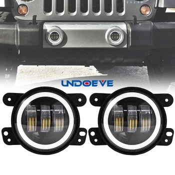 Undoeve inch LED Fog Lights with Halo Angel Eye for Jeep Wrangler 1997-2017 JK LJ JKU TJ CJ DOT Approved Road Fog Lamps
Undoeve inch LED Fog Lights with Halo Angel Eye for Jeep Wrangler 1997-2017 JK LJ JKU TJ CJ DOT Approved Road Fog Lamps
