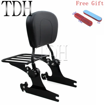 Motorcycle High Quality Black Backrest Sissy Bar Luggage Rack For Harley Softail 2000-Up W/ Red Reflector
Motorcycle High Quality Black Backrest Sissy Bar Luggage Rack For Harley Softail 2000-Up W/ Red Reflector
