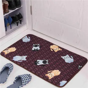 Lovely Cat Printed Bathroom Carpet Bath Mat 1PCS Toilet Rugs Floor Mat Cartoon Design Bath Rugs Anti-Slip WC Mat tapete banheiro
Lovely Cat Printed Bathroom Carpet Bath Mat 1PCS Toilet Rugs Floor Mat Cartoon Design Bath Rugs Anti-Slip WC Mat tapete banheiro