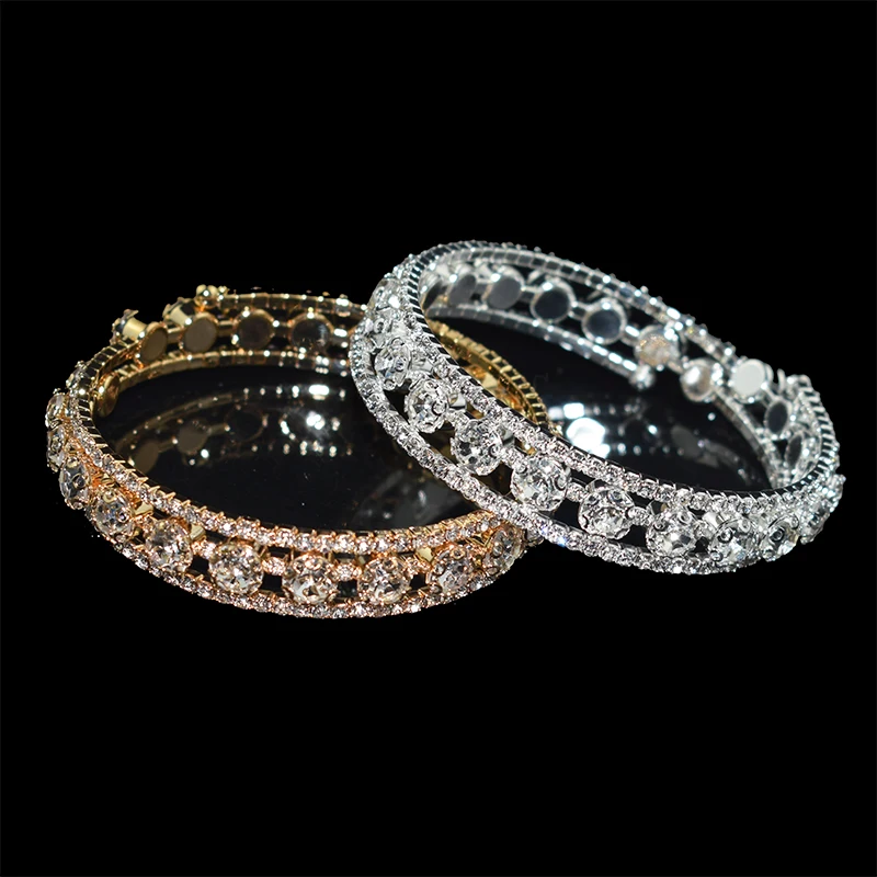 Luxury 3 Row Crystal Bracelet Women's Gold and Silver Bracelet Stretch Wedding Bracelet Party Bridesmaid Gift Marriage Jewelry
Luxury 3 Row Crystal Bracelet Women's Gold and Silver Bracelet Stretch Wedding Bracelet Party Bridesmaid Gift Marriage Jewelry