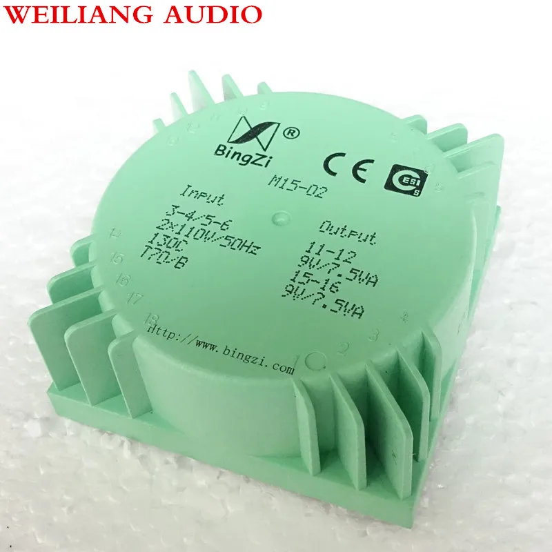 weiliang audio Dual 9V 15W M15-02 with mounting plate PCB Sealing Ring Transformer For Preamplifier dac
weiliang audio Dual 9V 15W M15-02 with mounting plate PCB Sealing Ring Transformer For Preamplifier dac