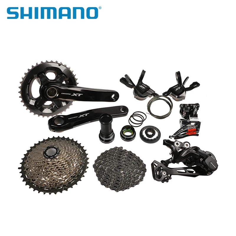 Shimano Deore XT M8000 6 шт. указано M8025 обычных 2x11 S Передний переключатель GS задний передач