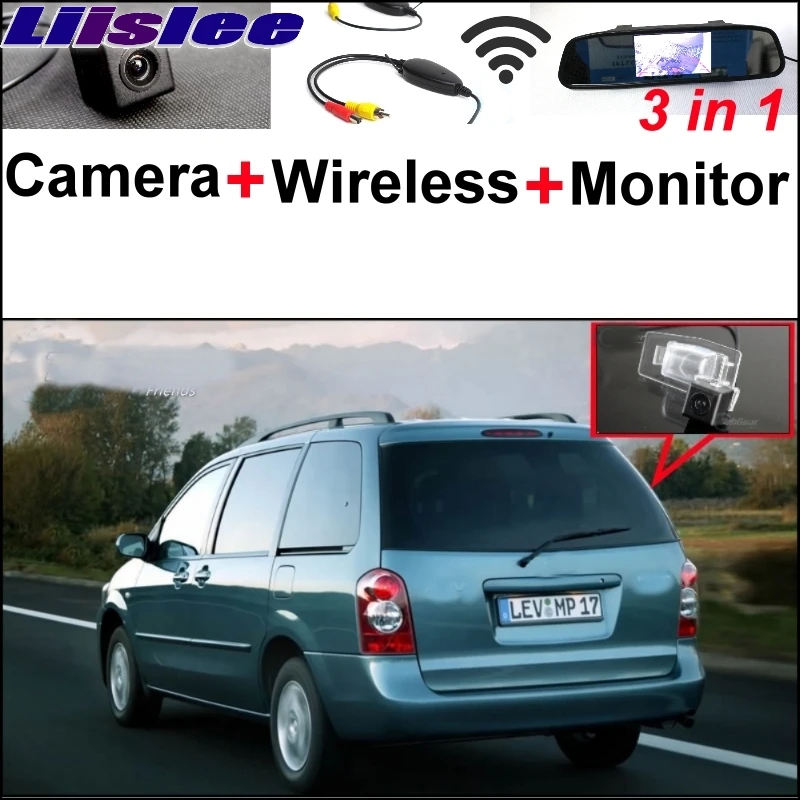 Liislee 3 in1 Special Camera + Wireless Receiver + Mirror Monitor Back Up Parking System For Mazda MPV 2000~2006
Liislee 3 in1 Special Camera + Wireless Receiver + Mirror Monitor Back Up Parking System For Mazda MPV 2000~2006