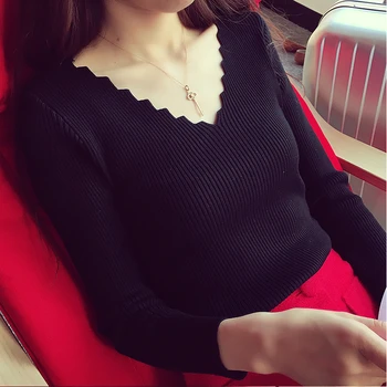 5xl plus big size sweater women spring autumn winter 2017 feminina fashion thin elastic new gray black knit sweater female A4428
5xl plus big size sweater women spring autumn winter 2017 feminina fashion thin elastic new gray black knit sweater female A4428