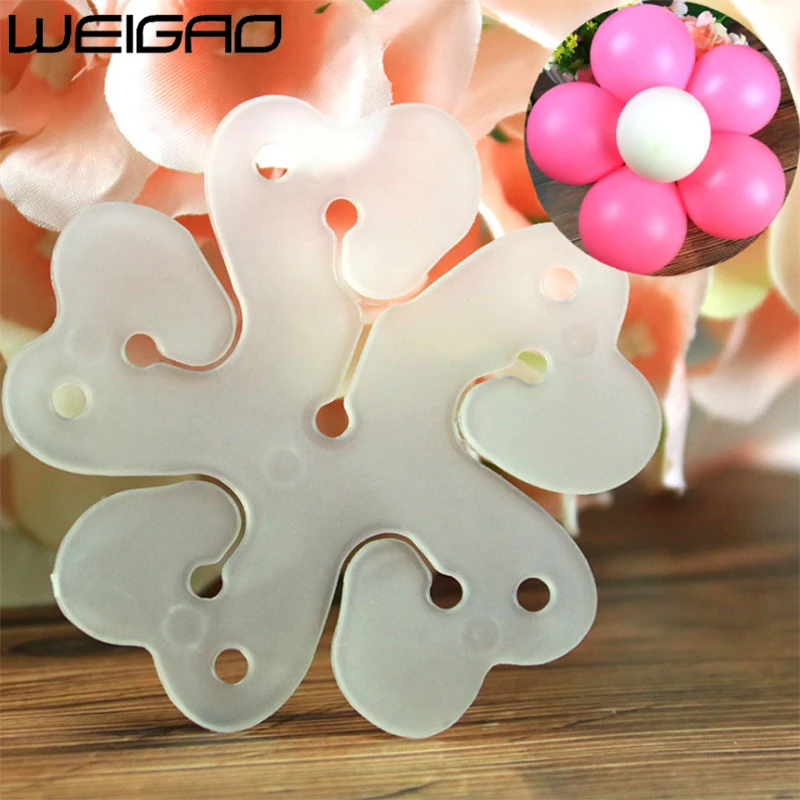 WEIGAO Plum Flower Balloon Modelling Seal Clip Balloon Sticks Tie Latex Balloon Sealing Clip For Wedding Party Decoration Supply
WEIGAO Plum Flower Balloon Modelling Seal Clip Balloon Sticks Tie Latex Balloon Sealing Clip For Wedding Party Decoration Supply