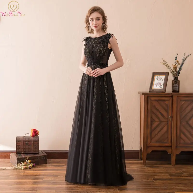 Black Beading Prom Dresses A Line O Neck Sleeveless ever pretty vestidos cerimonia 2019 Elegant Tulle abiti da cerimonia da sera
Black Beading Prom Dresses A Line O Neck Sleeveless ever pretty vestidos cerimonia 2019 Elegant Tulle abiti da cerimonia da sera