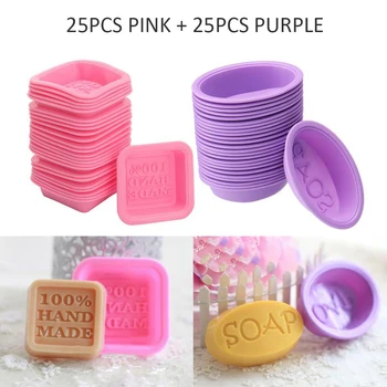 25Pcs Silicone Soap Mold diy Handmade Craft 3d Soap Mold Silicone Rectangular Oval 6 Forms Soap Molds For Soap Making
25Pcs Silicone Soap Mold diy Handmade Craft 3d Soap Mold Silicone Rectangular Oval 6 Forms Soap Molds For Soap Making