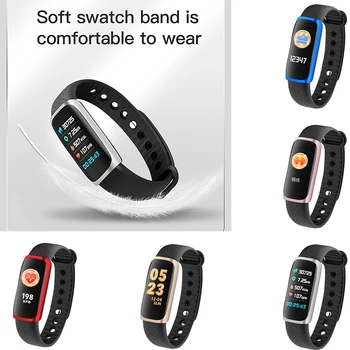 Metal Case Smart Bracelet Heart Rate Blood Pressure Sleep Waterproof Multi-function Pedometer Curved Color Screen Watch
Metal Case Smart Bracelet Heart Rate Blood Pressure Sleep Waterproof Multi-function Pedometer Curved Color Screen Watch