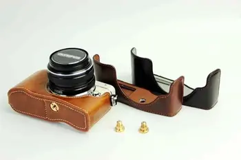 Leather Camera Bag for Olympus Pen Lite E-PL7 E-PL8 Black/Brown/Coffee EPL7 EPL8 EPL9 Camera Case Leather Half
Leather Camera Bag for Olympus Pen Lite E-PL7 E-PL8 Black/Brown/Coffee EPL7 EPL8 EPL9 Camera Case Leather Half