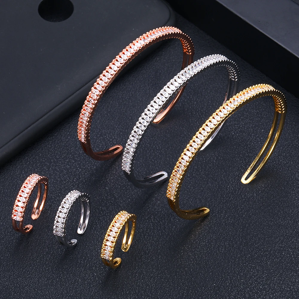 jankelly luxury Unique African Bangle Ring Set Jewelry Sets For Women Wedding Cubic Zircon Crystal CZ Dubai Bridal Jewelry Set
jankelly luxury Unique African Bangle Ring Set Jewelry Sets For Women Wedding Cubic Zircon Crystal CZ Dubai Bridal Jewelry Set