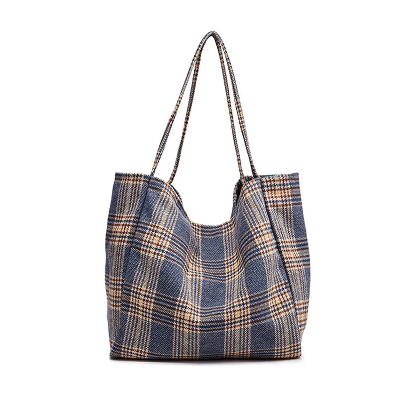 5PCS / LOT Women Shoulder Bag Scottish Pattern Vintage Plaid Female Large Capacity Big Tote Ladies Casual Simple Handbag
5PCS / LOT Women Shoulder Bag Scottish Pattern Vintage Plaid Female Large Capacity Big Tote Ladies Casual Simple Handbag