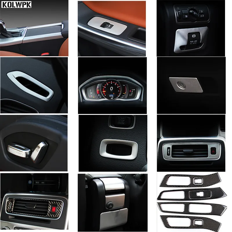 Car styling for Volvo V60 Stainless steel Interior decoration frame Medium controlled decorative sticker Ornamental accessories
Car styling for Volvo V60 Stainless steel Interior decoration frame Medium controlled decorative sticker Ornamental accessories