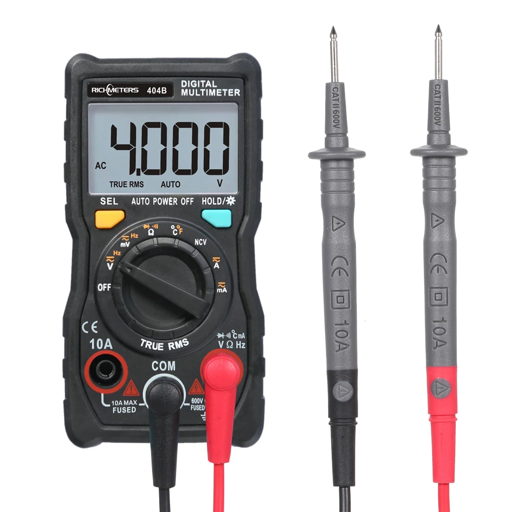 Handheld Digital Multimeter Multi Meter AC/DC Voltage Current Transistor Tester Ammeter Temperature Sensor Test Lead Probe
Handheld Digital Multimeter Multi Meter AC/DC Voltage Current Transistor Tester Ammeter Temperature Sensor Test Lead Probe