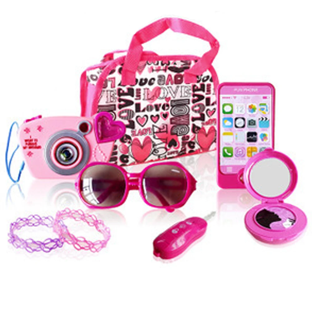 Pretend Play Role Beauty Set toy for Girls, with Storage Bag Play Lipstick, Sun Glasses, Compact Bracelet,makeup beauty kit toy
Pretend Play Role Beauty Set toy for Girls, with Storage Bag Play Lipstick, Sun Glasses, Compact Bracelet,makeup beauty kit toy