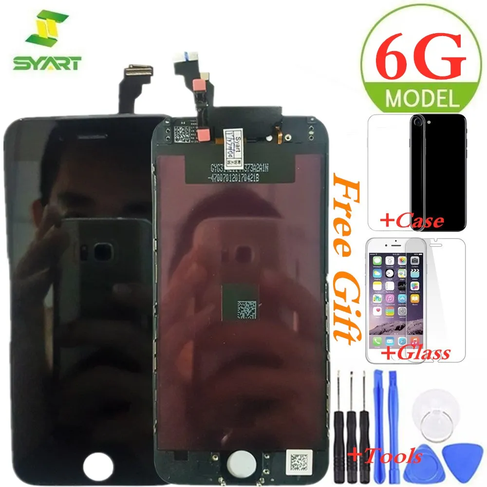 SYART LCD For iPhone 6 6S 6S Plus LCD Display Touch Screen Digitizer Full Assembly Replacement Parts No Dead Pixel +Free Gift
SYART LCD For iPhone 6 6S 6S Plus LCD Display Touch Screen Digitizer Full Assembly Replacement Parts No Dead Pixel +Free Gift