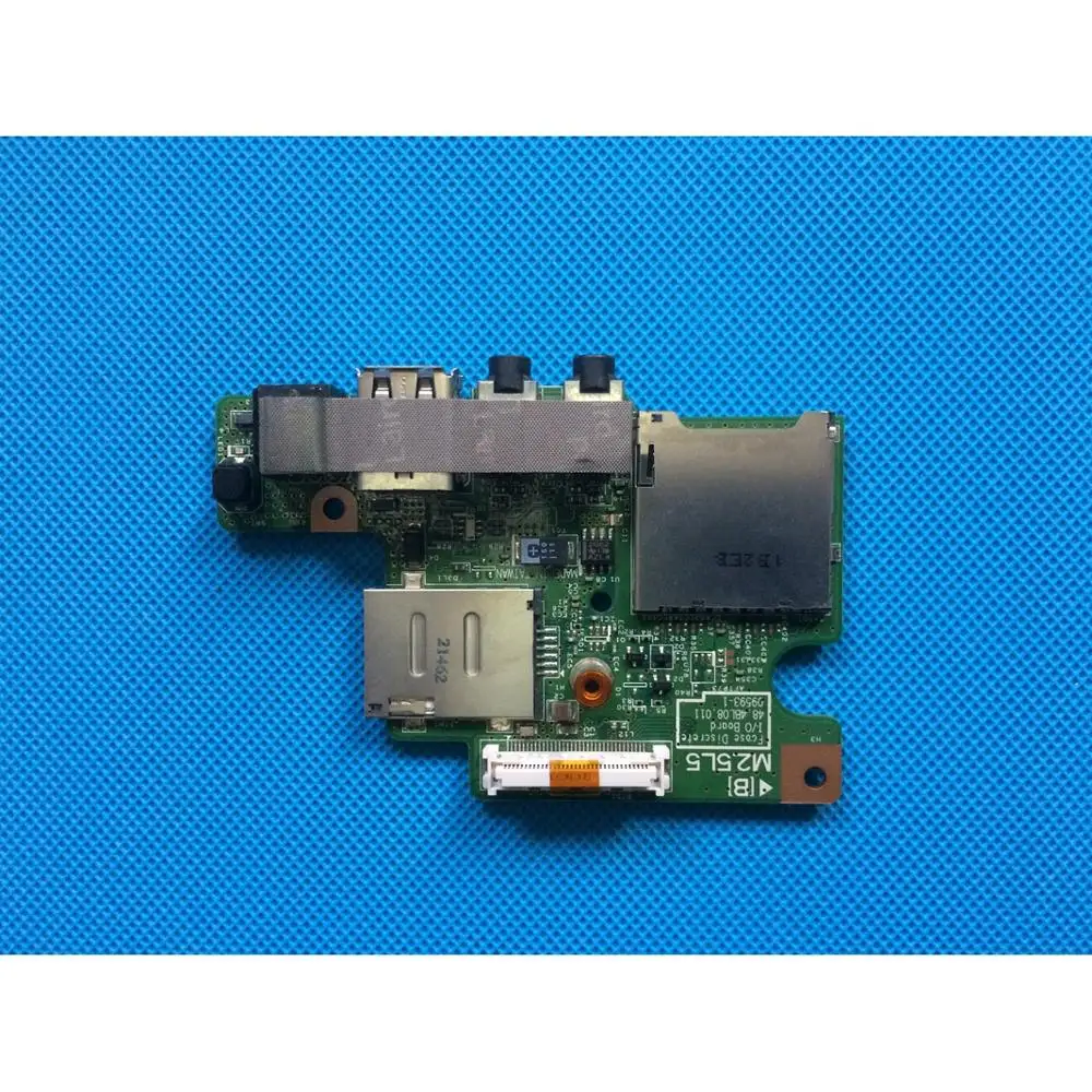 Genuine New Right IO Circuit Board w/ DC Jack for Discrete Motherboard - T833P / 09593-1 48.4BL08.011 Latitude E5400 | Компьютеры и