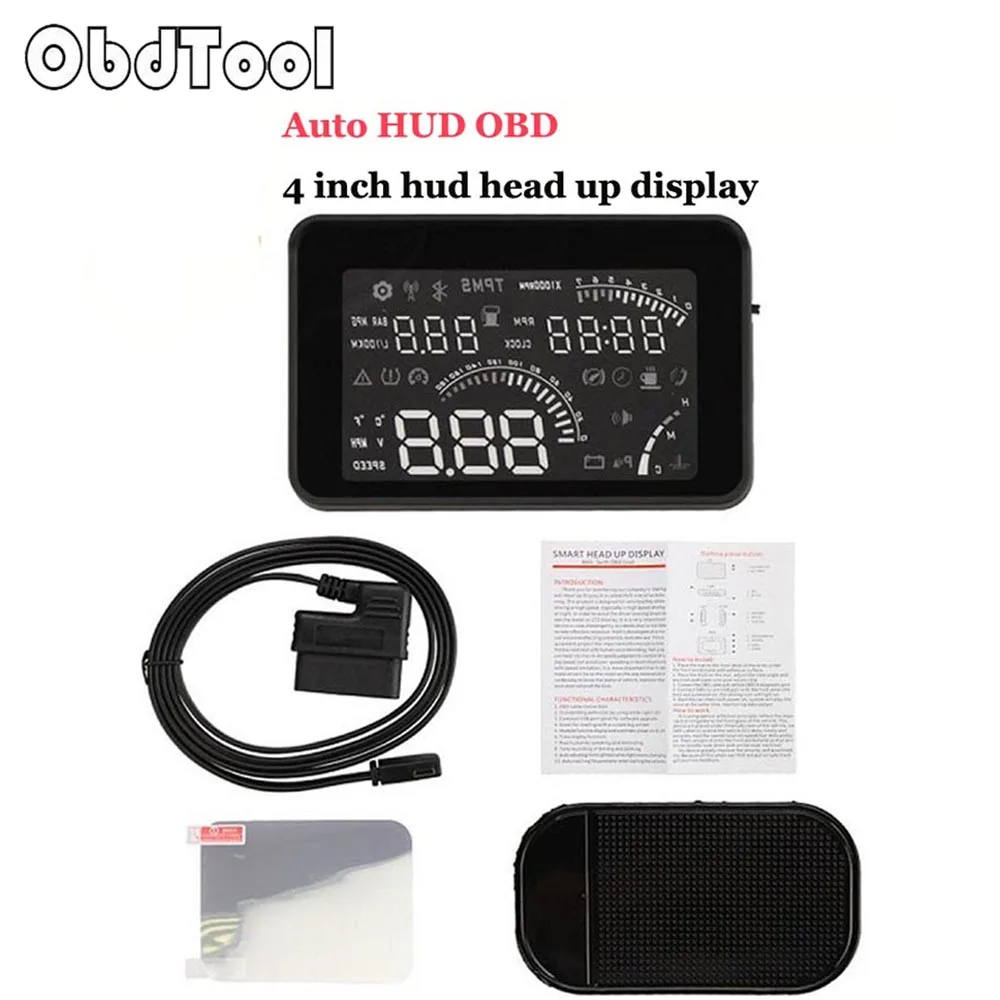 2019 Hud Car Universal Head Up Display Speedometer Obd2 Temperature Water Projection on The Windshield for Car Hud
2019 Hud Car Universal Head Up Display Speedometer Obd2 Temperature Water Projection on The Windshield for Car Hud
