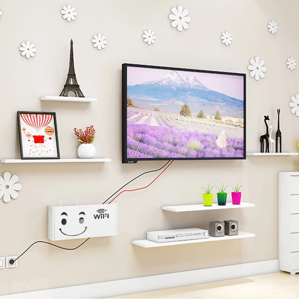1PCs Wireless Wifi Router Storage Boxes Cable Power Plug Wire Wall Mounted Hanging Plug Board Bracket Cable Storage Rack
1PCs Wireless Wifi Router Storage Boxes Cable Power Plug Wire Wall Mounted Hanging Plug Board Bracket Cable Storage Rack