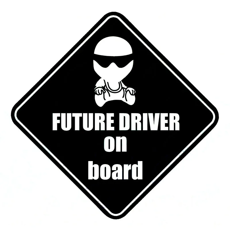 14CMX14CM Racing FUTURE DRIVER Baby Stig On Board Vinyl Car Sticker Decal Black Silver C1-2045
14CMX14CM Racing FUTURE DRIVER Baby Stig On Board Vinyl Car Sticker Decal Black Silver C1-2045