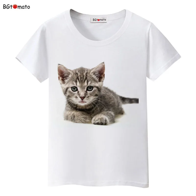 Little Cat Print lovely cute 3D t shirt women new arrival cool fashion summer Shirt Brand good quality Casual top Tees
Little Cat Print lovely cute 3D t shirt women new arrival cool fashion summer Shirt Brand good quality Casual top Tees