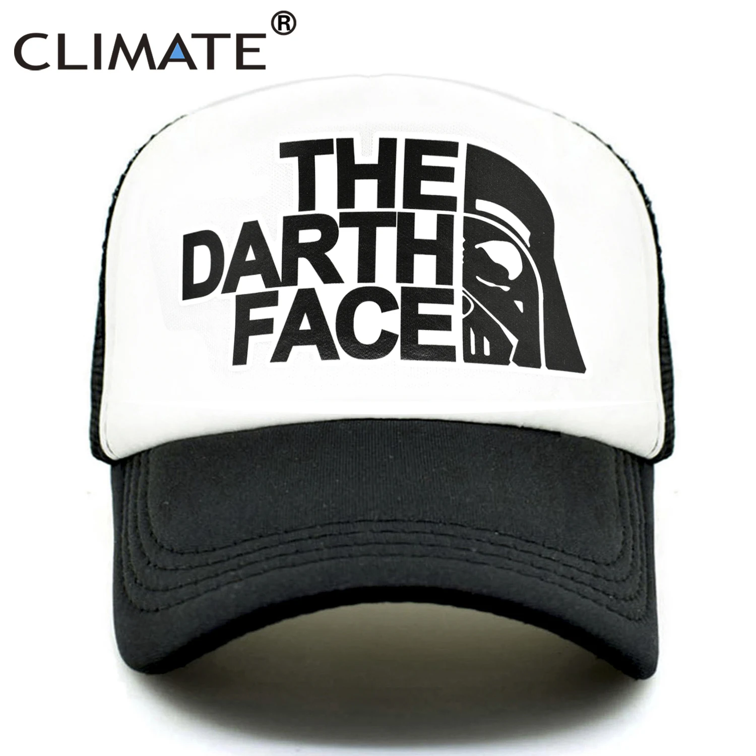 CLIMATE Darth gorra de camionero Star Wars Darth gorros divertidos hombres The Darth gorro para la cara gorra de béisbol Cool Summer Mesh Net Cap sombrero para hombres
CLIMATE Darth gorra de camionero Star Wars Darth gorros divertidos hombres The Darth gorro para la cara gorra de béisbol Cool Summer Mesh Net Cap sombrero para hombres