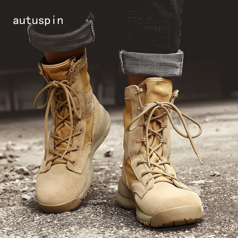 Autuspin Work Safety Women's Boots Lightweight Leather Canvas Women's Shoes Breathable Rubber Lace Fashion Ankle Boots for Women
Autuspin Work Safety Women's Boots Lightweight Leather Canvas Women's Shoes Breathable Rubber Lace Fashion Ankle Boots for Women