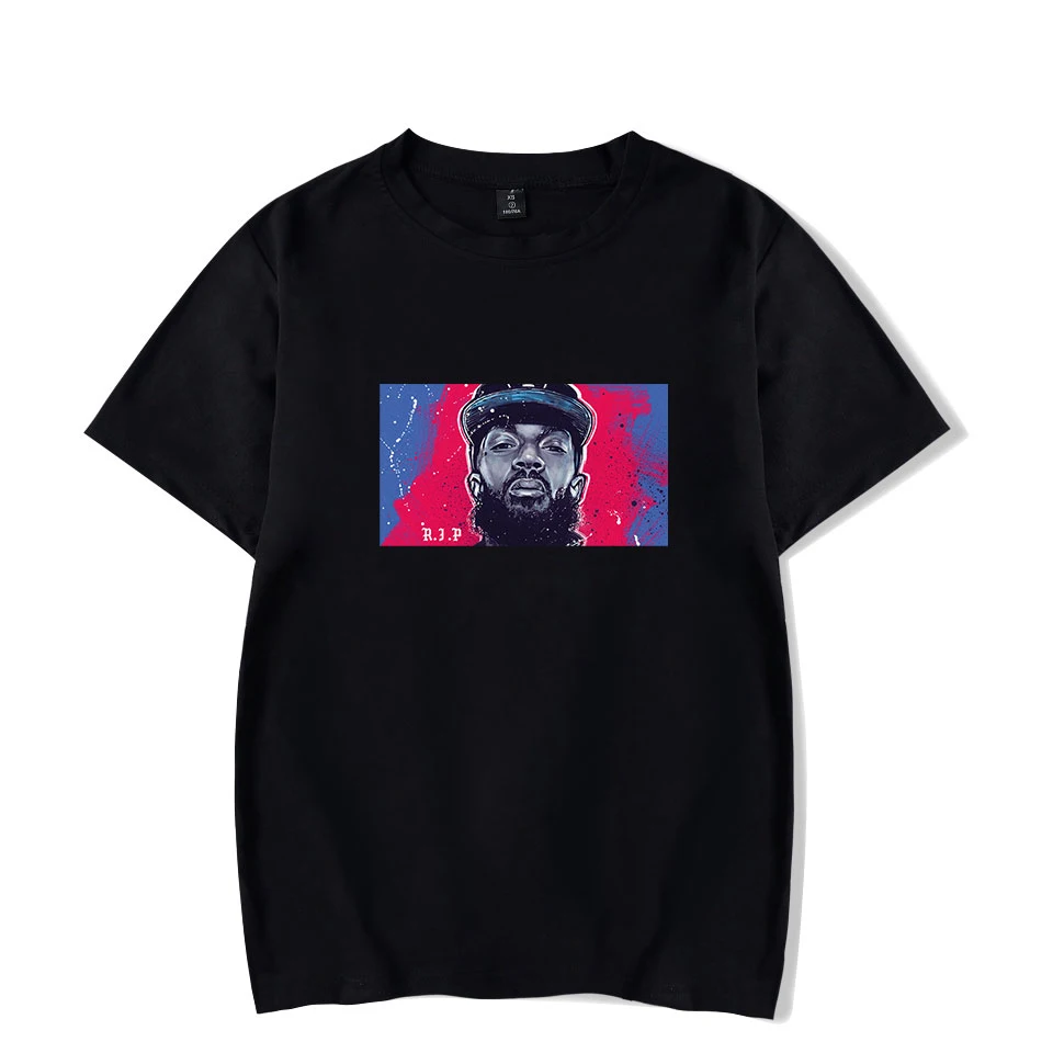 Nipsey Hussle Print Men T shirt Singer Harajuku Streetwear Casual Short Sleeve Fans Cotton Tshirt Summer Black Plus Size
Nipsey Hussle Print Men T shirt Singer Harajuku Streetwear Casual Short Sleeve Fans Cotton Tshirt Summer Black Plus Size
