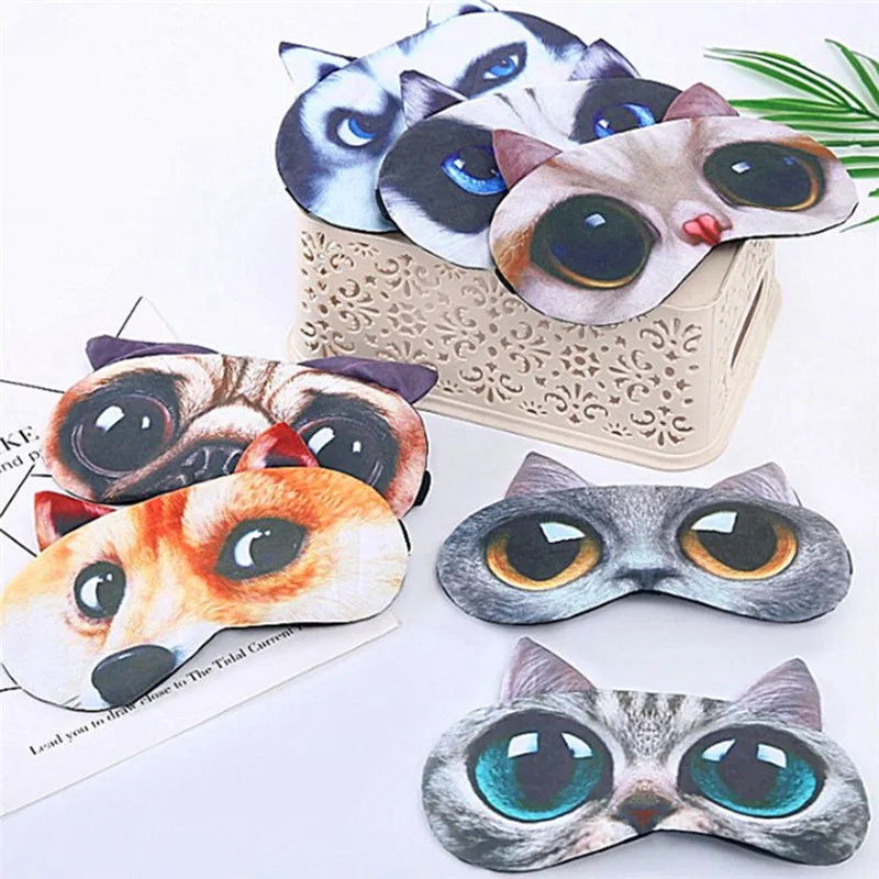1PC 3D Dog Cat Portable Traveling Sleep EyeShade Cover Blindfold Sleeping Soft Eye Patch Mask For Women&Men
1PC 3D Dog Cat Portable Traveling Sleep EyeShade Cover Blindfold Sleeping Soft Eye Patch Mask For Women&Men