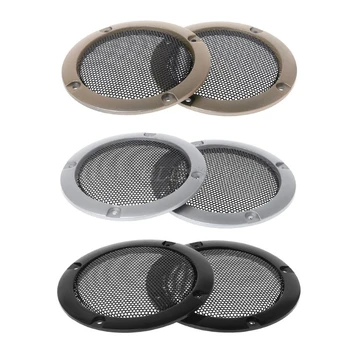 2PCS Speaker Grills 3" Protective Subwoofer Frame Grille Cover Steel Mesh Decorative Circle DIY Accessories Drop Shipping
2PCS Speaker Grills 3" Protective Subwoofer Frame Grille Cover Steel Mesh Decorative Circle DIY Accessories Drop Shipping