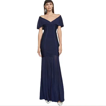New Fashion Royal Blue Elegant Bandage Women Long Party Dress Celebrity Show Gown Outfit Formal Occasion Ladies Dress Wholesale
New Fashion Royal Blue Elegant Bandage Women Long Party Dress Celebrity Show Gown Outfit Formal Occasion Ladies Dress Wholesale