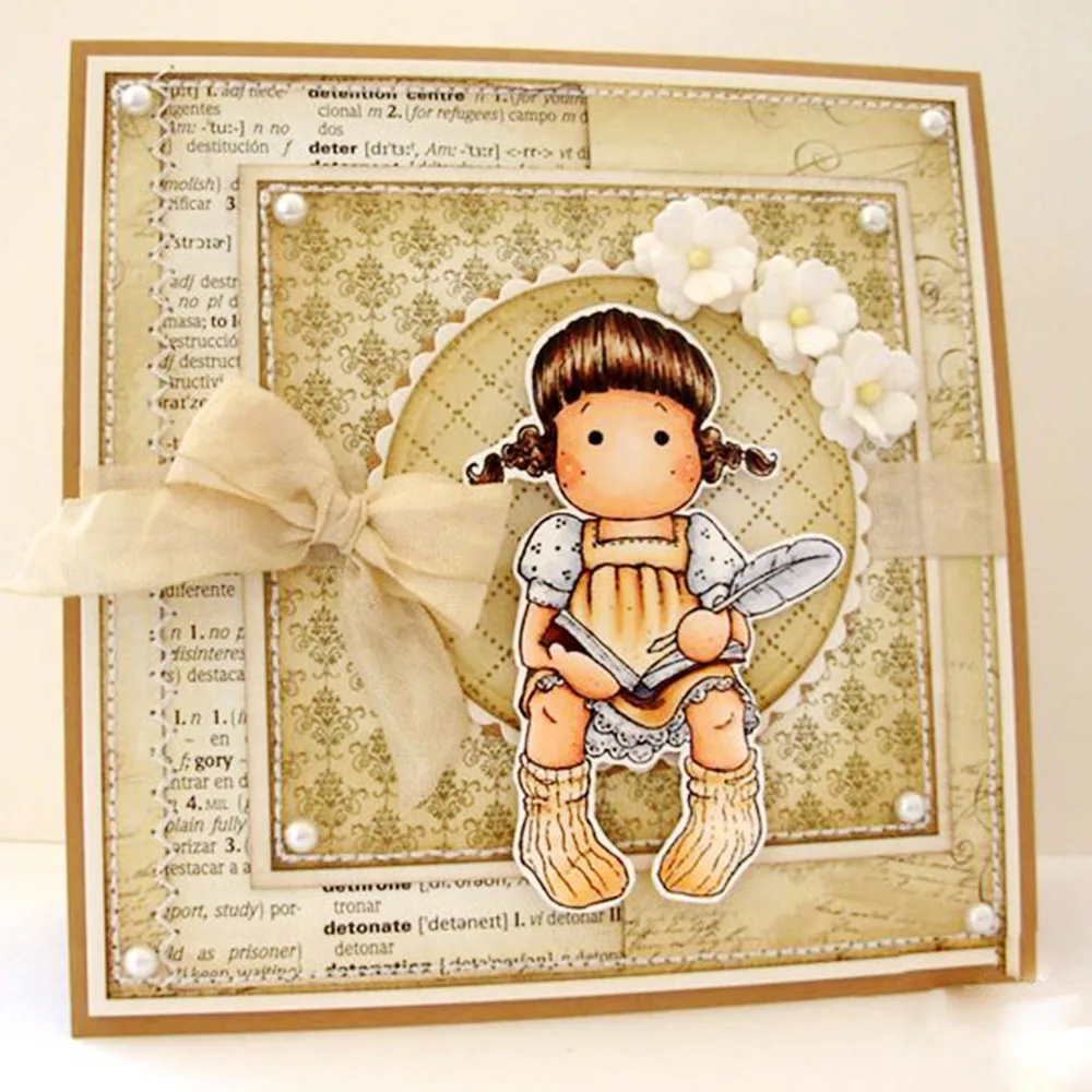 New Lovely Girl Transparent Stamp+Metal Cutting Dies Stencils Scrapbooking Embossing For Photo Album Decor Gifts DIY Card Crafts
New Lovely Girl Transparent Stamp+Metal Cutting Dies Stencils Scrapbooking Embossing For Photo Album Decor Gifts DIY Card Crafts