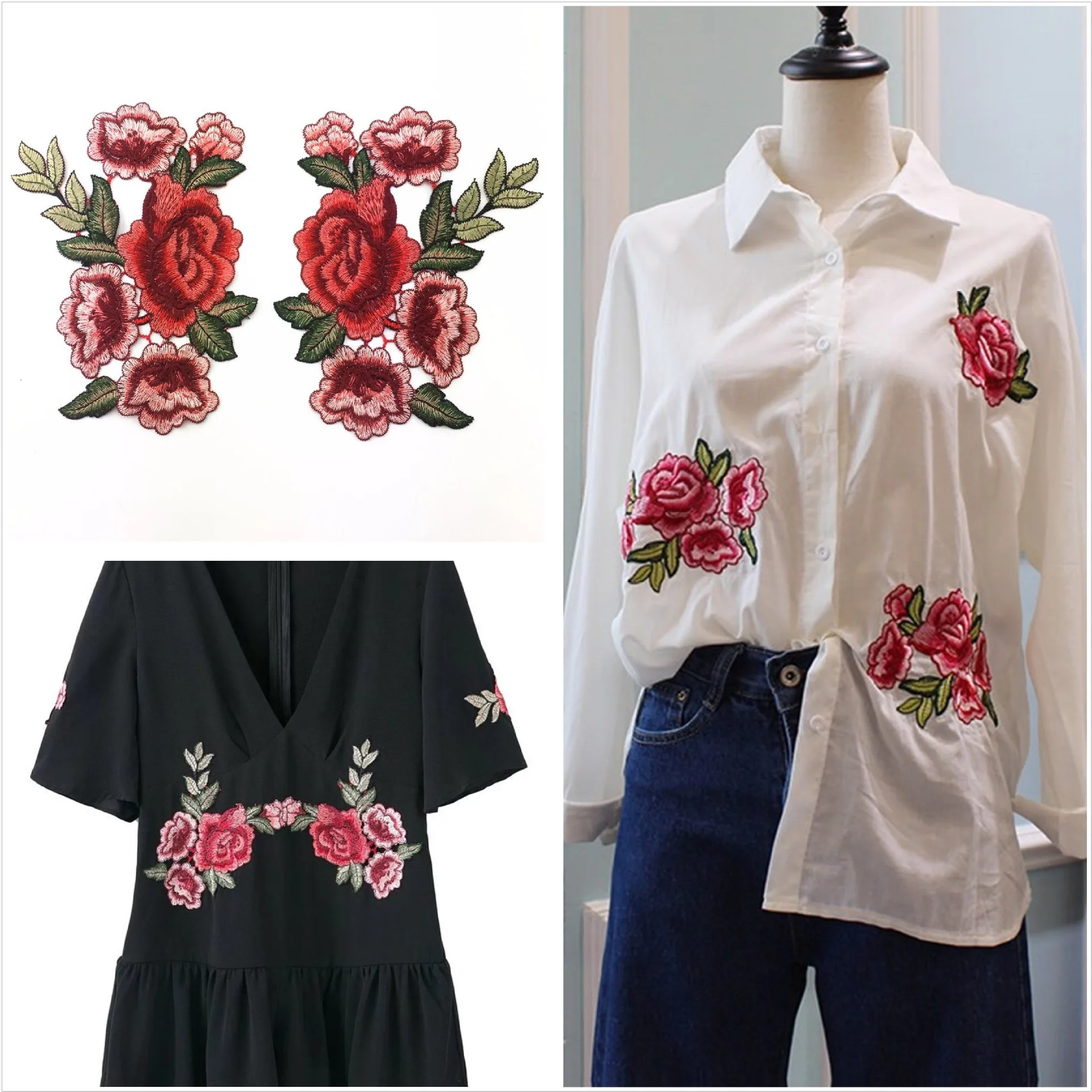 2019 new fashion DIY applique Water soluble embroidery costume decoration dimensional Colorful decals applique accessories
2019 new fashion DIY applique Water soluble embroidery costume decoration dimensional Colorful decals applique accessories