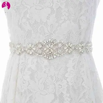 MOLANS Bling Crystal Inlaid Diamonds Bridal Wedding Dress Girdle for Elegant Women Delicate Hollow Opals Appliques Sash Jewelry
MOLANS Bling Crystal Inlaid Diamonds Bridal Wedding Dress Girdle for Elegant Women Delicate Hollow Opals Appliques Sash Jewelry