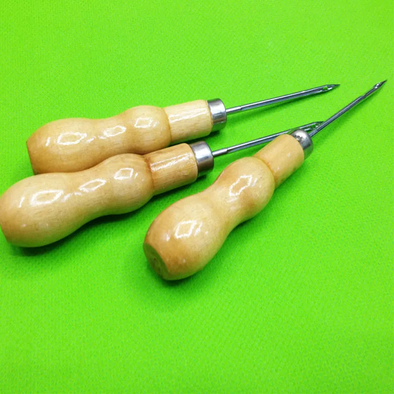 3Pcs Wooden Handle Sewing Awl Hand Stitcher Leather Canvas Shoe Repair Tools Leathercraft Leather Tools
3Pcs Wooden Handle Sewing Awl Hand Stitcher Leather Canvas Shoe Repair Tools Leathercraft Leather Tools