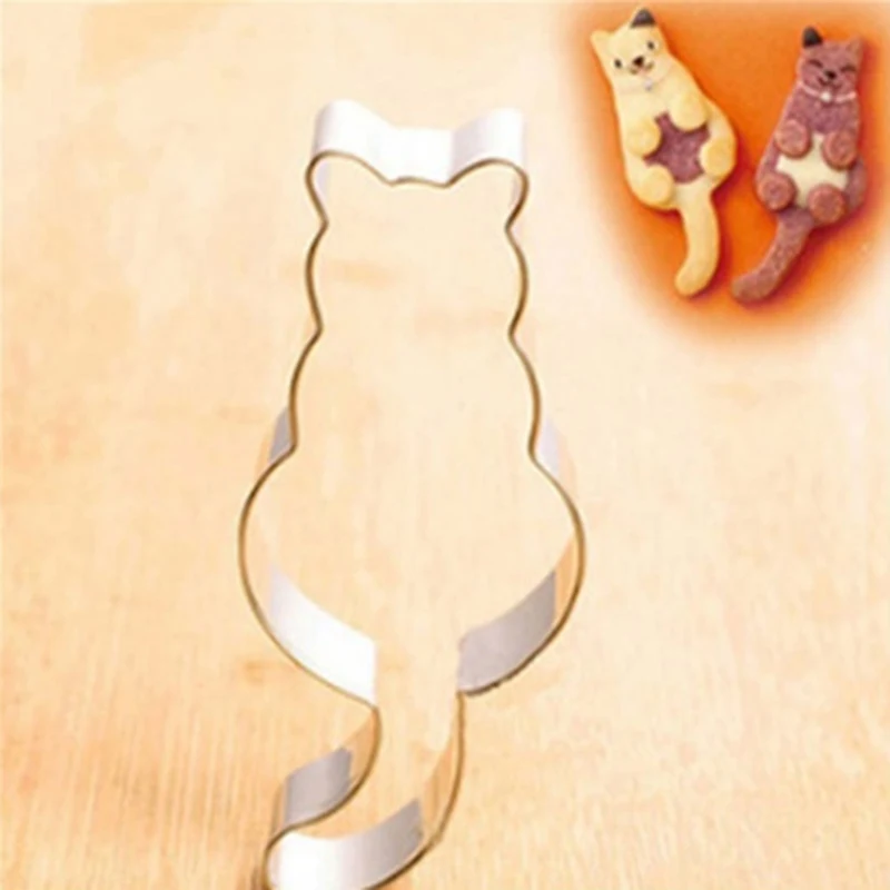 Cute Cat Shape Stainless Steel Cake Cookie Biscuit Molds Animal Cake Bakeware Decor Fondant Cutters Tools Baking Pastry Mould
Cute Cat Shape Stainless Steel Cake Cookie Biscuit Molds Animal Cake Bakeware Decor Fondant Cutters Tools Baking Pastry Mould