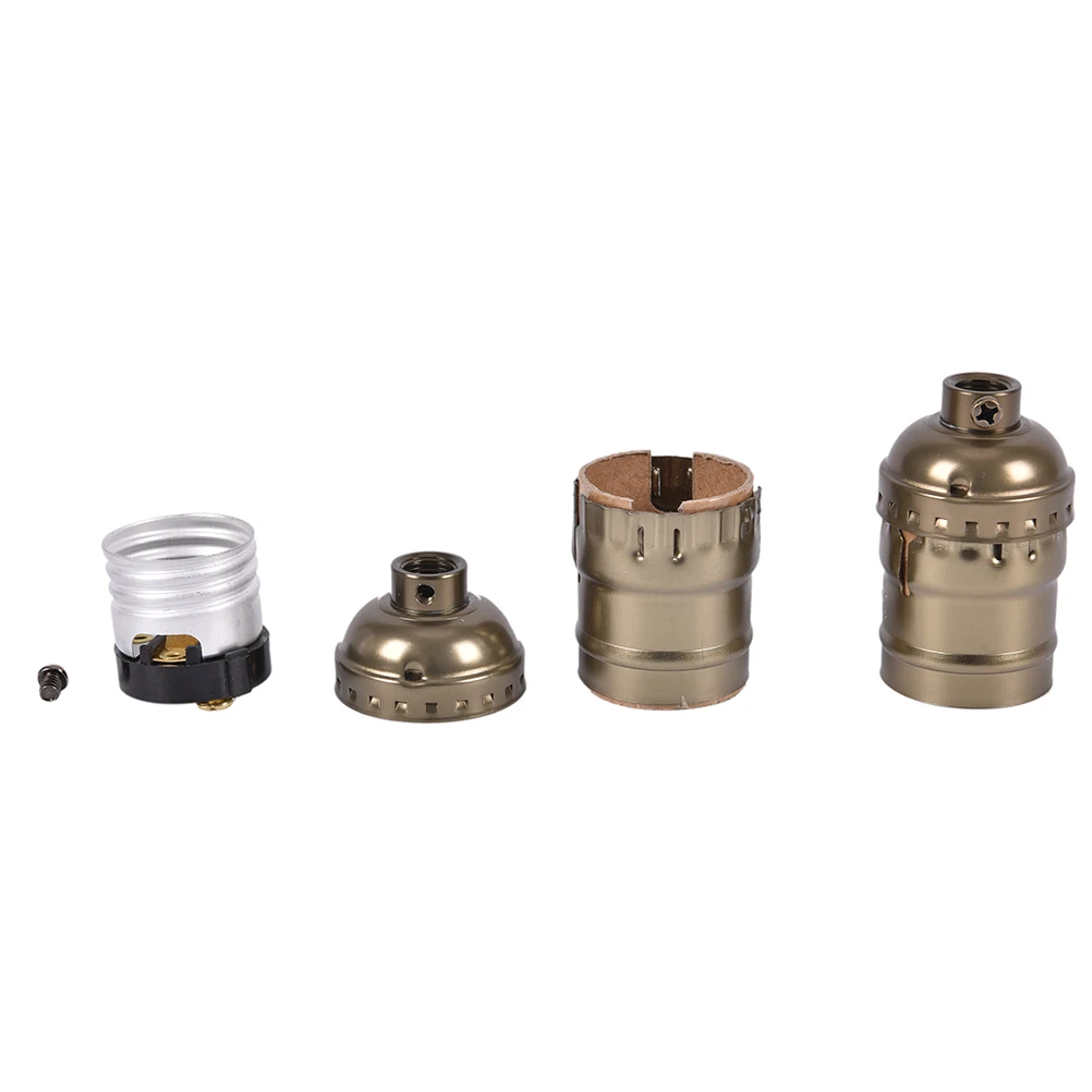 1Pcs Retro Vintage E26/E27 Edison Screw Bulb Aluminum Shell Base Lamp Bulb Holder Pendant Lighting Socket
1Pcs Retro Vintage E26/E27 Edison Screw Bulb Aluminum Shell Base Lamp Bulb Holder Pendant Lighting Socket