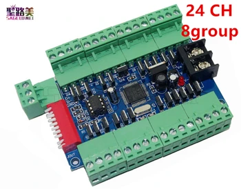 wholesale DC12-24V 24CH 24 Channels 3A/CH 8 group Easy DMX LED Decoder,Controller,Dimmer,drive For LEDs RGB Strip Light Modules
wholesale DC12-24V 24CH 24 Channels 3A/CH 8 group Easy DMX LED Decoder,Controller,Dimmer,drive For LEDs RGB Strip Light Modules